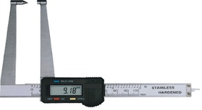 Digitaler Bremsscheiben-Messschieber mit spitzer Messfläche  75 mm