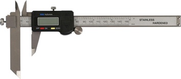 Digitaler Messschieber mit verschiebbarem Messschenkel für die Stufenmessung 200 mm