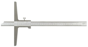 Tiefenmessschieber 300 mm / 200 mm Brücke, Monoblock, Nonius 0,02 mm