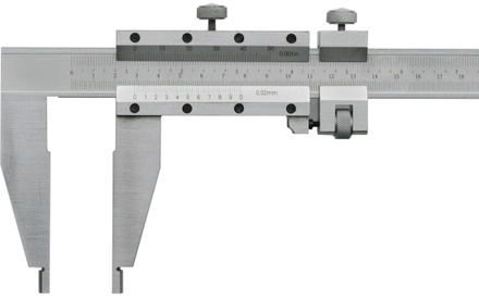 Messschieber 500mm wählbar ohne oder mit Kalibrierung.