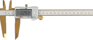 Messschieber 200 mm digital mit Titanbeschichtung und Hold-Funktion