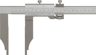 Messschieber 500 mm mit langen Messschenkeln 250 mm, Monoblock